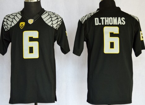 Oregon Ducks #6 DeAnthony Thomas 2013 Black Limited Kids Jersey