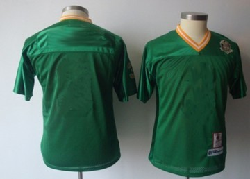 Kids' Notre Dame Fighting Irish Customized Green Throwback Jersey