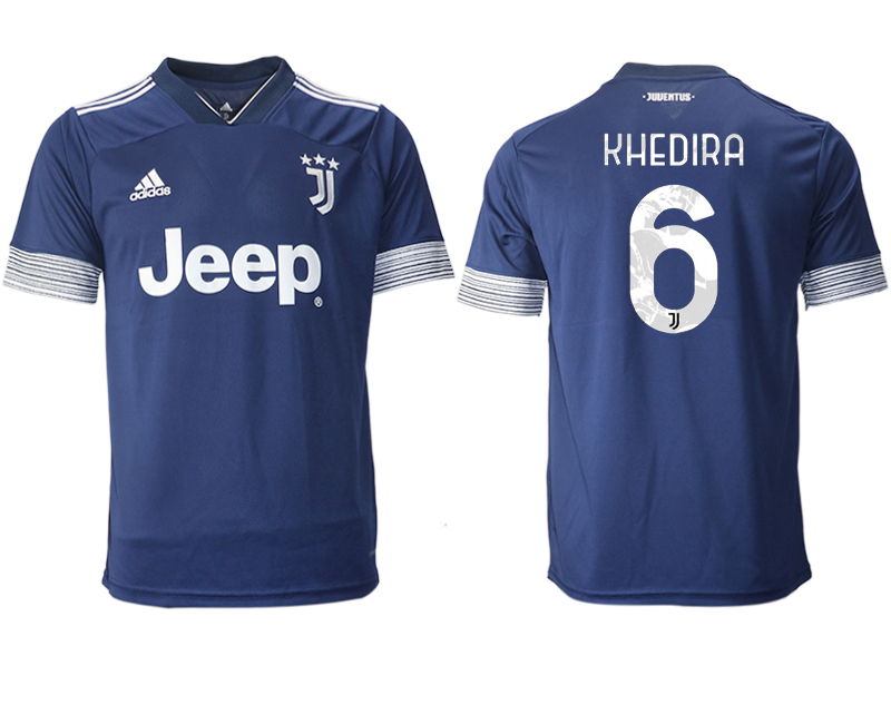 Men 2020-2021 club Juventus away aaa version 6 blue Soccer Jerseys
