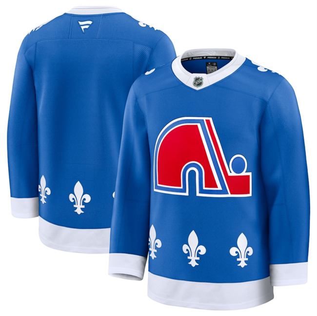 Men's Colorado Avalanche Blank Blue 2025 Alternate Stitched Jersey