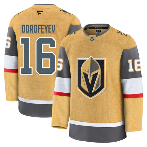Men's Vegas Golden Knights #16 Pavel Dorofeyev Gold Home Authentic Jersey