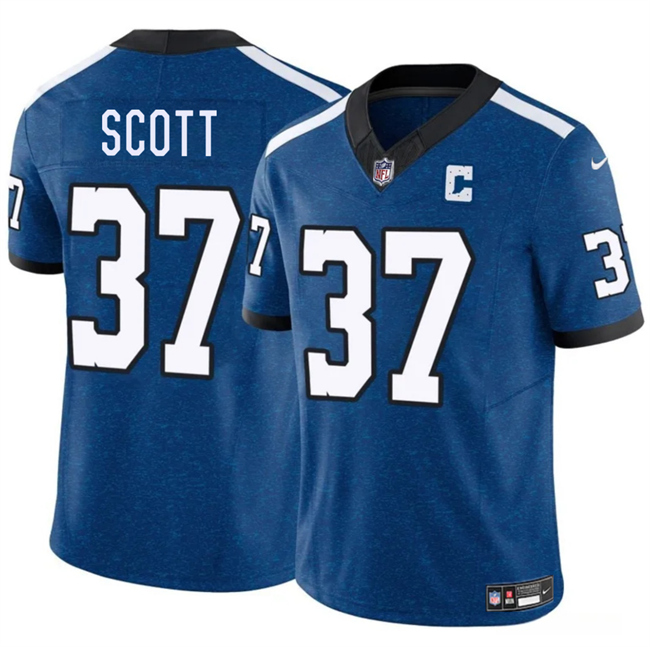 Men's Indianapolis Colts #9 Ajou Ajou Blue 2025 Vapor Limited Football Stitched Jersey