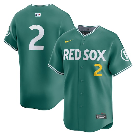 Men's Boston Red Sox #2 Alex Bregman Green 2025 City Connect Limited Stitched Baseball Jersey