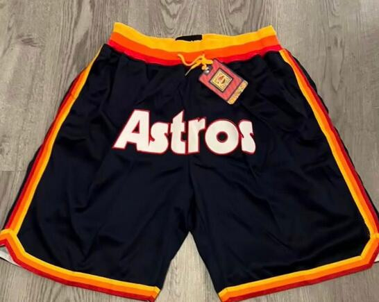Men's Houston Astros Shorts(Run Small)