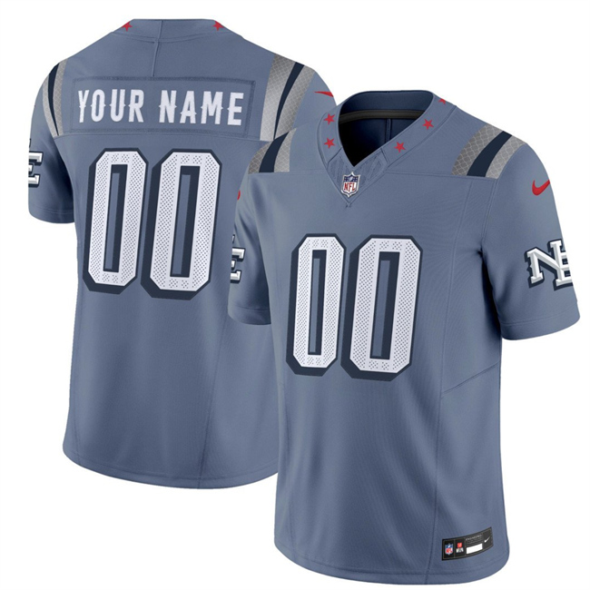 Men's New England Patriots Active Player Custom 2025 F.U.S.E. “Rivalries” Vapor Limited Football Stitched Jersey