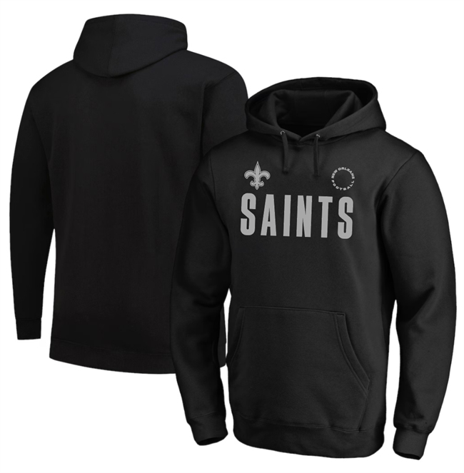 Men's New Orleans Saints Black Big & Tall Chip Shot Hoodie
