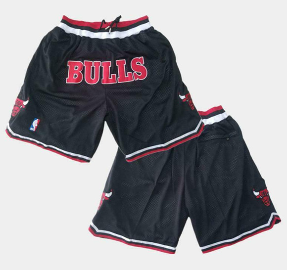 Men's Chicago Bulls Black Shorts