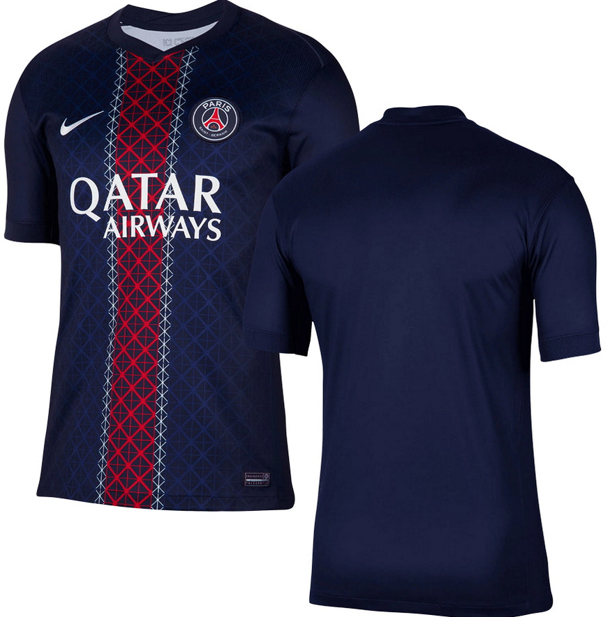 Youth Nike Paris Saint-Germain Navy Blue Home 2025-2026 Shirt