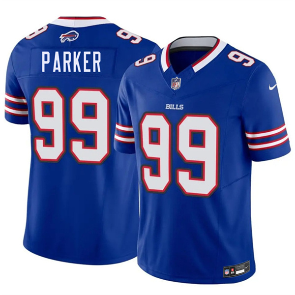 Men's Buffalo Bills #99 T.J. Parker Blue 2026 Draft F.U.S.E. Vapor Untouchable Limited Football Stitched Jersey