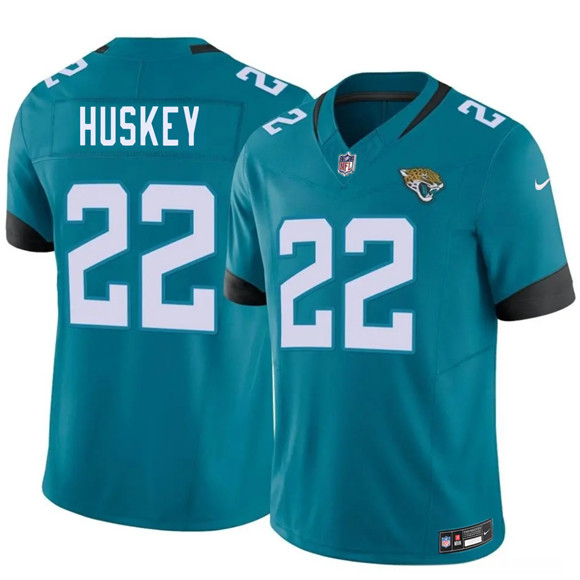 Men's Jacksonville Jaguars #22 Jalen Huskey Teal 2026 Draft F.U.S.E. Vapor Untouchable Limited Football Stitched Jersey