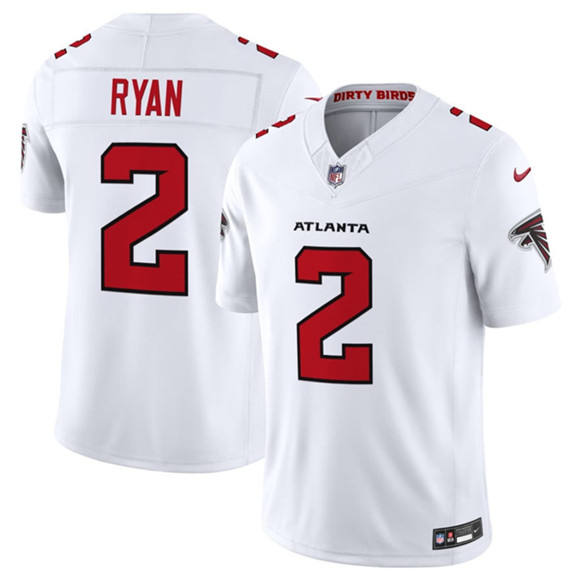 Men's Atlanta Falcons #2 Matt Ryan White 2026 New F.U.S.E. Vapor Untouchable Limited Football Stitched Jersey