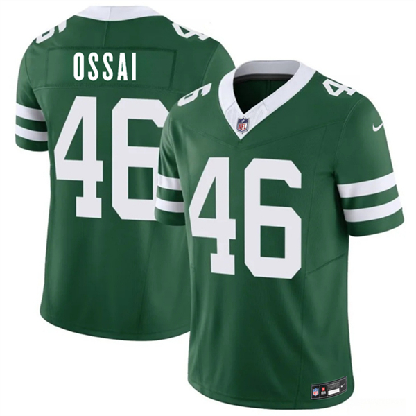 Men's New York Jets #46 Joseph Ossai Green 2026 F.U.S.E. Vapor Untouchable Limited Football Stitched Jersey