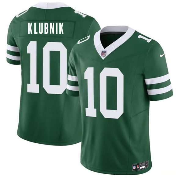 Men's New York Jets #10 Cade Klubnik Green 2026 Draft F.U.S.E. Vapor Untouchable Limited Football Stitched Jersey