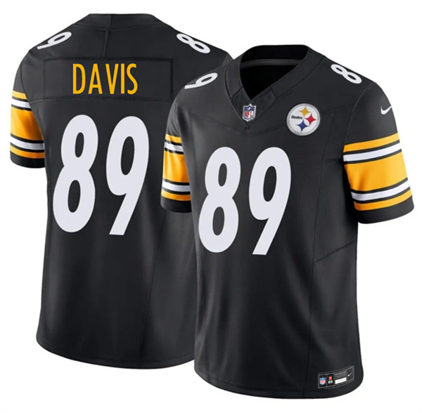 Men's Pittsburgh Steelers #89 Joaquin Davis Black 2026 F.U.S.E. Vapor Limited Football Stitched Jersey