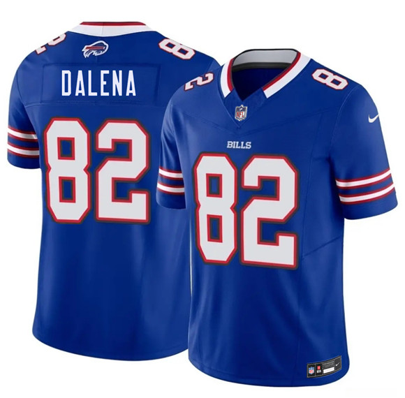 Men's Buffalo Bills #82 Mac Dalena Blue 2026 Draft F.U.S.E. Vapor Untouchable Limited Football Stitched Jersey