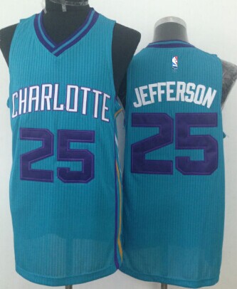 Charlotte Hornets #25 Al Jefferson Green Swingman Jersey